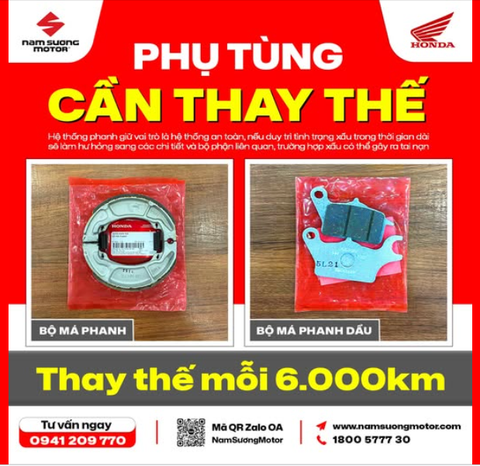 ⛔️ DẤU HIỆU CẦN THAY PHANH MỚI – Hành động nhỏ nhưng quyết định An Toàn!