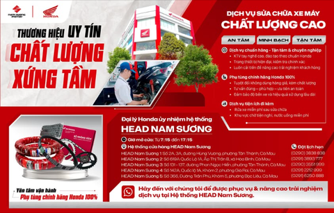 NAM SƯƠNG MOTOR: DỊCH VỤ SỬA CHỮA XE MÁY UY TÍN - CHẤT LƯỢNG - CHUYÊN NGHIỆP⚙️