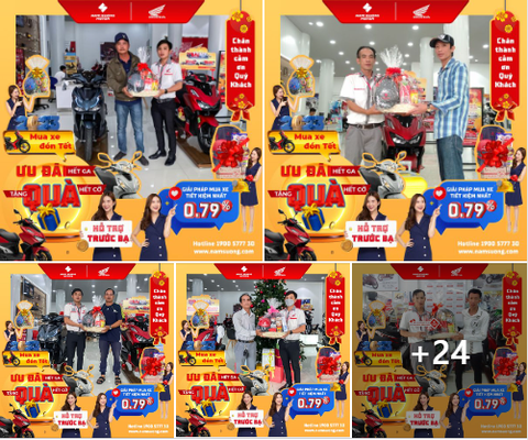 Niềm vui tết là đây 😍 Cảm ơn Quý Khách đã mua sắm và trải nghiệm sản phẩm , dịch vụ tại Hệ thống HEAD Nam Sương