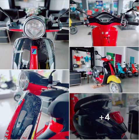 THIẾT KẾ THÂN XE NHỎ GỌN  NHƯNG .... DIỆN MẠO VÔ CÙNG ẤN TƯỢNG ? Vespa Primavera Disney Mickey Mouse Edition, một trong các phiên bản giới hạn của nhà Vespa!