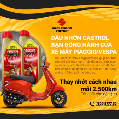 BAO LÂU RỒI BẠN CHƯA ĐEM XE ĐI KIỂM TRA ĐỊNH KÌ ?⟶ MIỄN 100% PHÍ BẢO DƯỠNG tại PIAGGIO NAM SƯƠNG
