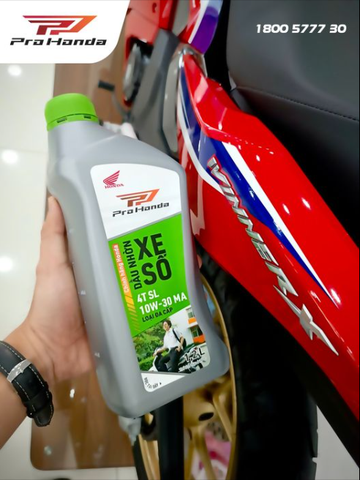 LÀM SAO ĐỂ XE ĐI ÊM VÀ BỀN LÂU NHẤT ?  Sử dụng Dầu nhờn Chính Hãng ProHonda