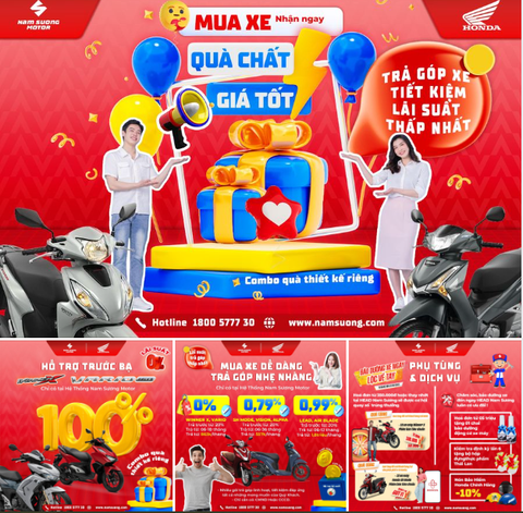 Mua 𝗛𝗼𝗻𝗱𝗮 𝗻𝗴𝗮𝘆 𝘃𝗼̛́𝗶 𝗻𝗵𝗶𝗲̂̀𝘂 𝘂̛𝘂 đ𝗮̃𝗶 chỉ có tại 𝗛𝗘𝗔𝗗 𝗡𝗮𝗺 𝗦𝘂̛𝗼̛𝗻𝗴 Cà Mau & Bạc Liêu.