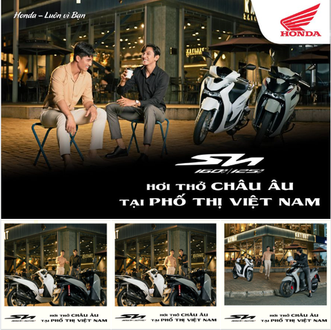 SH160/125i - MANG HƠI THỞ CHÂU ÂU ĐẾN PHỐ THỊ VIỆT NAM