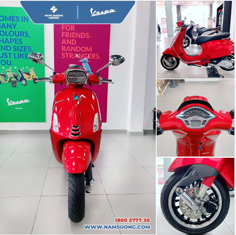 🛵 Trải nghiệm sự tự do và sự thăng hoa cùng Vespa Sprint 125 🔴 Rosso Affascinante.