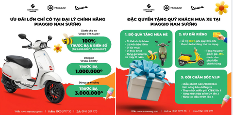 🌟 ĐA SẮC HÈ - CÙNG PIAGGIO VESPA NAM SƯƠNG 🌟