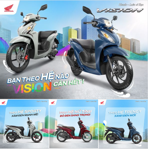BẠN THEO HỆ NÀO, VISION CÂN HẾT!