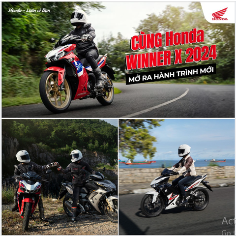 BẬT TINH THẦN KHÁM PHÁ, MỞ RA HÀNH TRÌNH MỚI CÙNG Honda WINNER X 2024