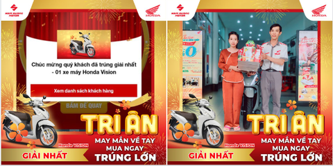 Tiếp tục SERIES Trúng xe Tại hệ thống HEAD Nam Sương