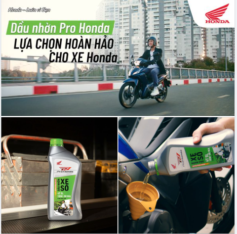 DẦU NHỜN Pro Honda - LỰA CHỌN HOÀN HẢO CHO XE Honda