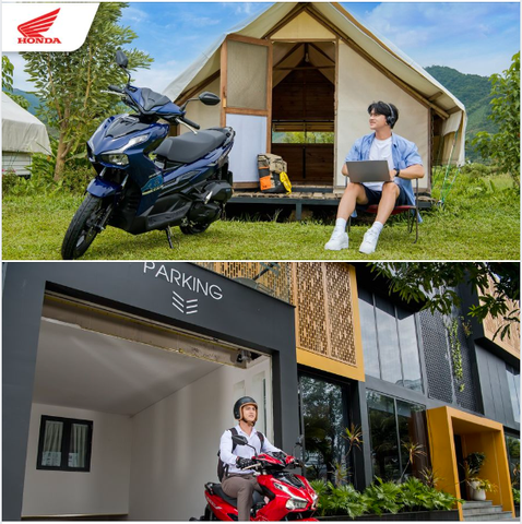 ĐA PHONG CÁCH CÙNG XẾ YÊU AIR BLADE 125 ĐA NHIỆM