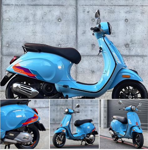 💙Vespa Primavera S 125 - BLUE CAPRI