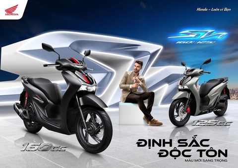 PHIÊN BẢN SH160i/125i MỚI - ĐỊNH SẮC ĐỘC TÔN