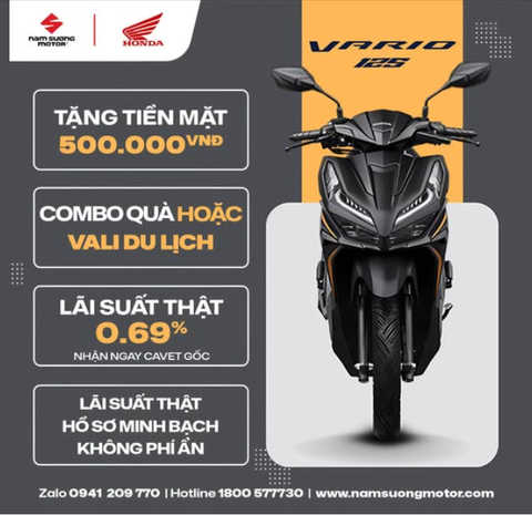 🔥VARIO 125 2025: CHẤT NGẦU KHÓ CƯỠNG SĂN NGAY DEAL KHỦNG KHÔNG THỂ BỎ LỠ!