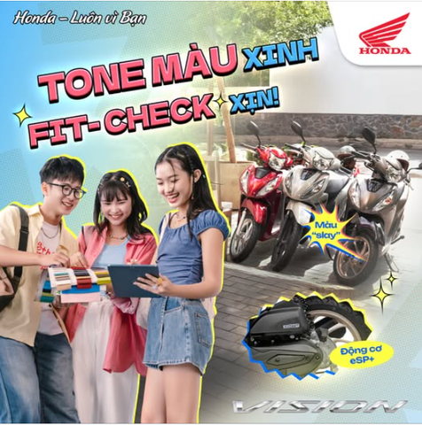 ✨TONE MÀU XINH - “FIT-CHECK” XỊN! Mua Vision Flex ngay chỉ từ 3,3ᵀᴿ duy nhất tại hệ thống Nam Sương Motor!