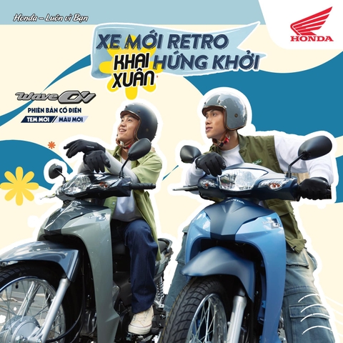 🌸 XE MỚI "RETRO" - KHAI XUÂN HỨNG KHỞI