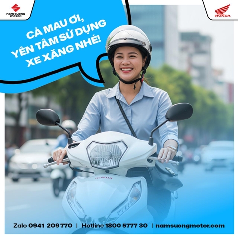 CÀ MAU ƠI, HÃY YÊN TÂM SỬ DỤNG XE XĂNG NHÉ!!! 