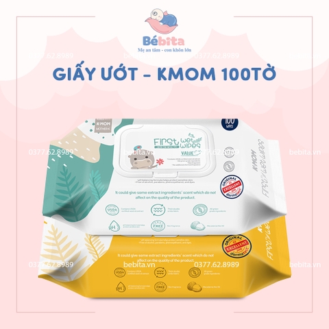 GIẤY ƯỚT - KMOM 100TỜ