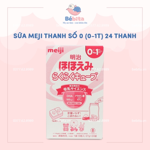 SỮA MEJI THANH SỐ 0 (0-1T) 24 THANH