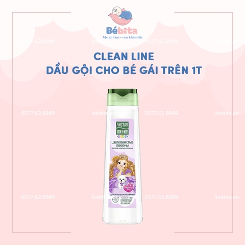 Clean Line - DẦU GỘI CHO BÉ GÁI TRÊN 1T