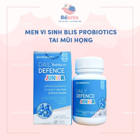 MEN VI SINH BLIS PROBIOTICS TAI MŨI HỌNG