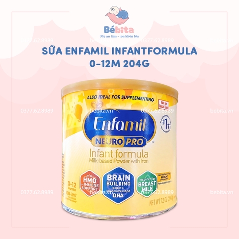 SỮA ENFAMIL INFANTFORMULA 0-12M 204G