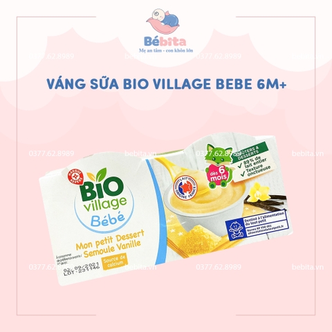 VÁNG SỮA BIO VILLAGE BEBE 6M+