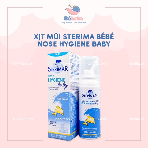 XỊT MŨI STERIMA BÉBÉ NOSE HYGIENE BABY