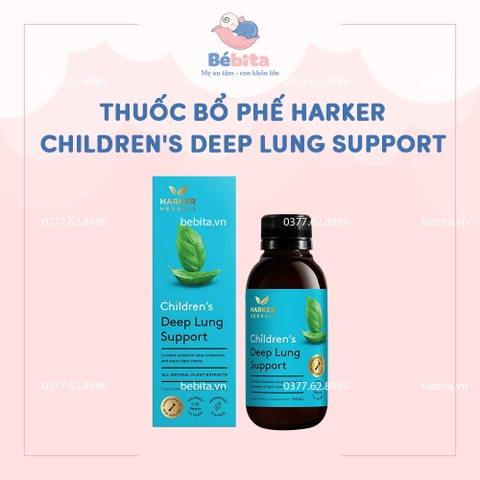 Thuốc bổ phế Harker Children's Deep Lung Support NewZealand - 150ml