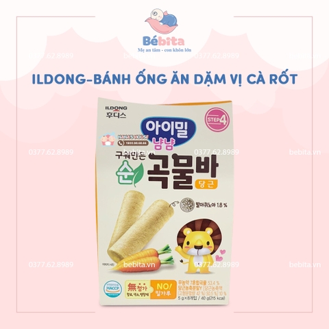 ILDONG-BÁNH ỐNG ĂN DẶM VỊ CÀ RỐT