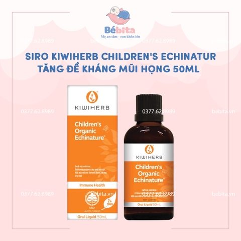 SIRO KIWIHERB CHILDREN'S Echinatur TĂNG ĐỀ KHÁNG MŨI HỌNG 50ML