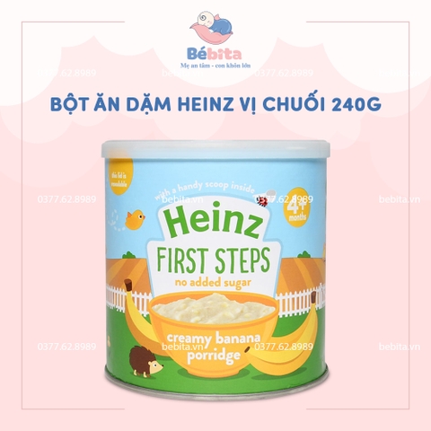 BỘT ĂN DẶM HEINZ VỊ CHUỐI 240G