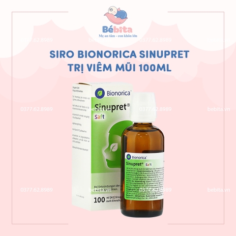 SIRO BIONORICA SINUPRET TRỊ VIÊM MŨI 100ML