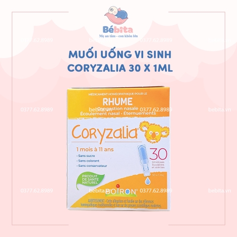 MUỐI UỐNG VI SINH CORYZALIA 30 X 1ML