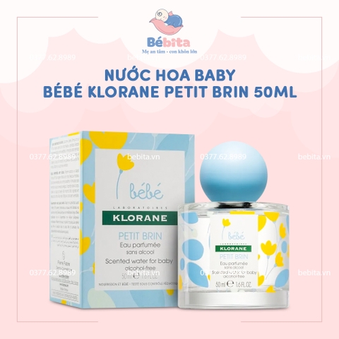 NƯỚC HOA BABY BÉBÉ KLORANE PETIT BRIN 50ML