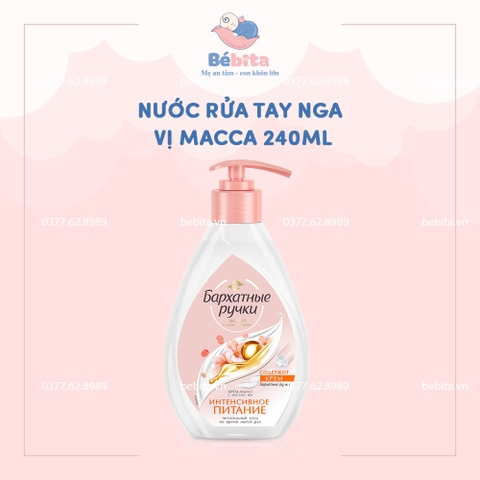 NƯỚC RỬA TAY NGA - VỊ MACCA 240ML