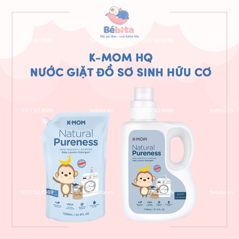 K-MOM HQ-NƯỚC GIẶT ĐỒ SƠ SINH HỮU CƠ