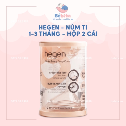 HEGEN - NÚM TI - 1-3 THÁNG - HỘP 2 CÁI