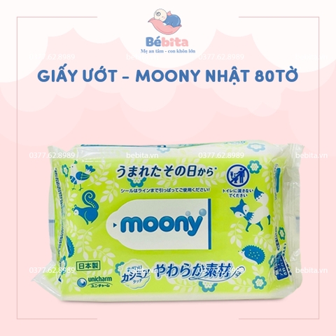 GIẤY ƯỚT - MOONY NHẬT 80TỜ