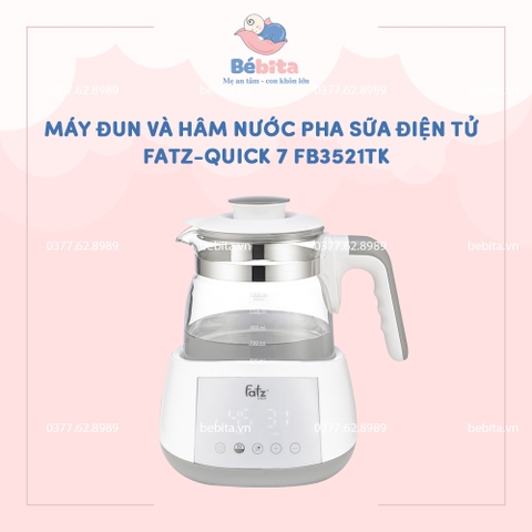 FATZ-MÁY ĐUN VÀ HÂM NƯỚC PHA SỮA ĐIỆN TỬ QUICK 7 FB3521TK