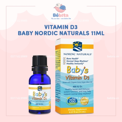 VITAMIN D3 BABY NORDIC NATURALS 11ML