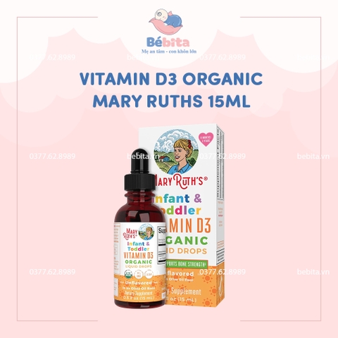 VITAMIN D3 ORGANIC MARY RUTHS 15ML