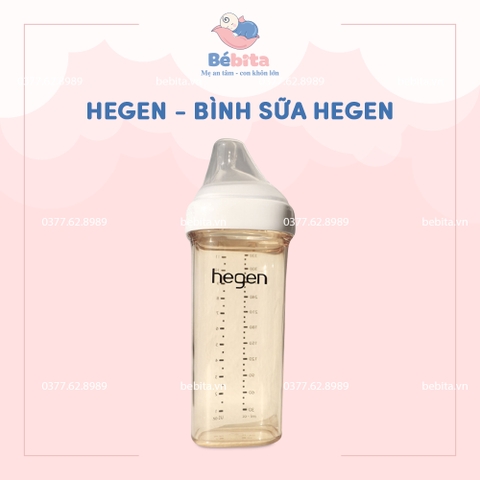 HEGEN - BÌNH SỮA HEGEN - 330ML NÚM TI 6 THÁNG TÁCH LẺ