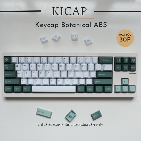 Bộ keycap Botanical ABS Doubleshot