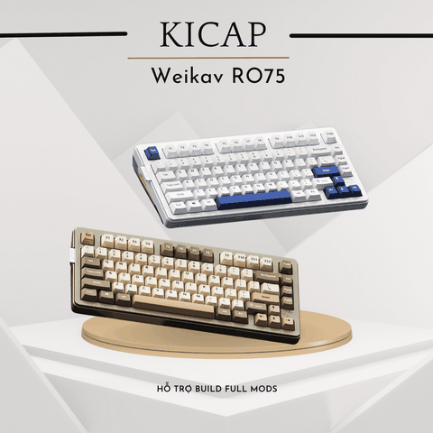 Bàn phím cơ custom Weikav RO75 - Only KIT