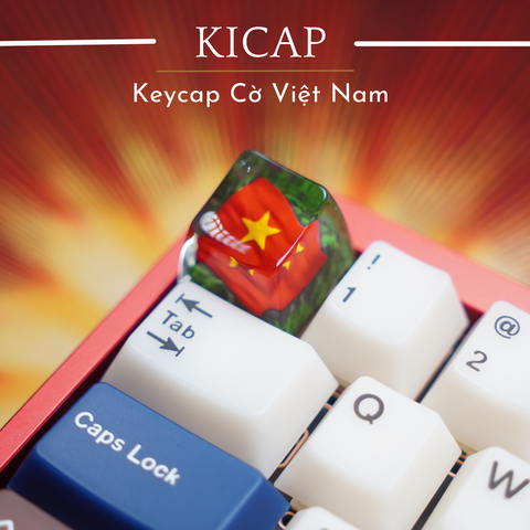 Keycap Cờ Việt Nam Artisan Resin
