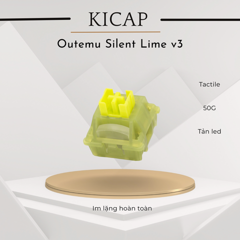 Switch Outemu Silent Lime v3 - Tactile