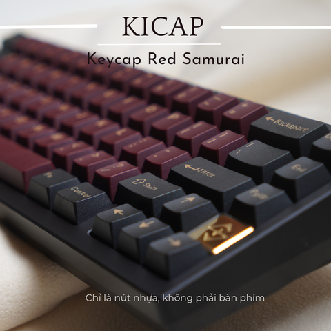 Bộ keycap Red Samurai ABS Doubleshot