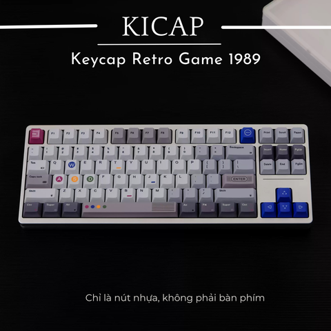 Bộ keycap Cherry PBT Retro Game 1989