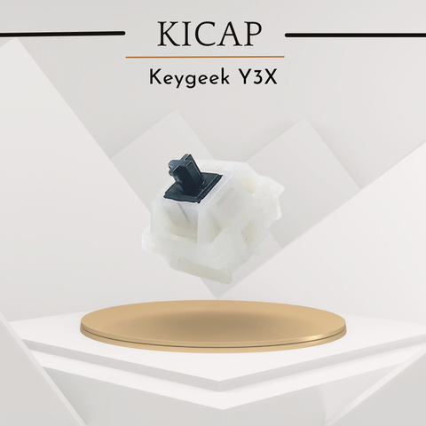 Switxh Keygeek Y3x - Creamy - tản led trong mờ